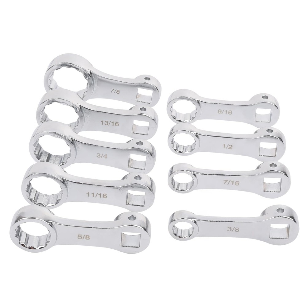 9-Piece Torque Adapter Set - 12-Point Box End Torque Adapter Extension Set - ...