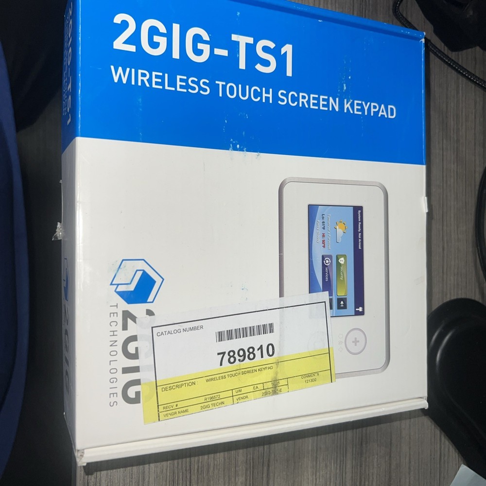 2GIG-TS1-E Wireless Touch Screen Keypad for GC2 Security Systems - 2GIG-TS1
