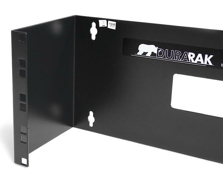 WALLMOUNTH4 Startech 4U 48.3cm with Pins Wall Patch Holder Panels Black