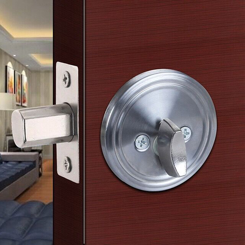 Round Single Cylinder Deadbolt Security Door Lock With Key Safe Lock Door Knobs