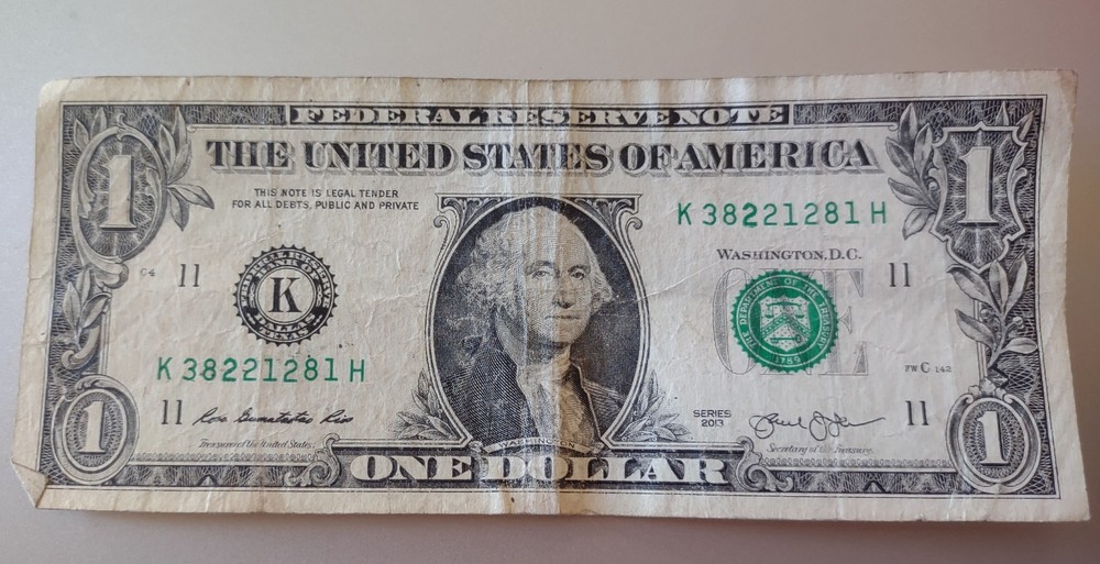 One Dollar Bill, Extra Ink, Free Ship