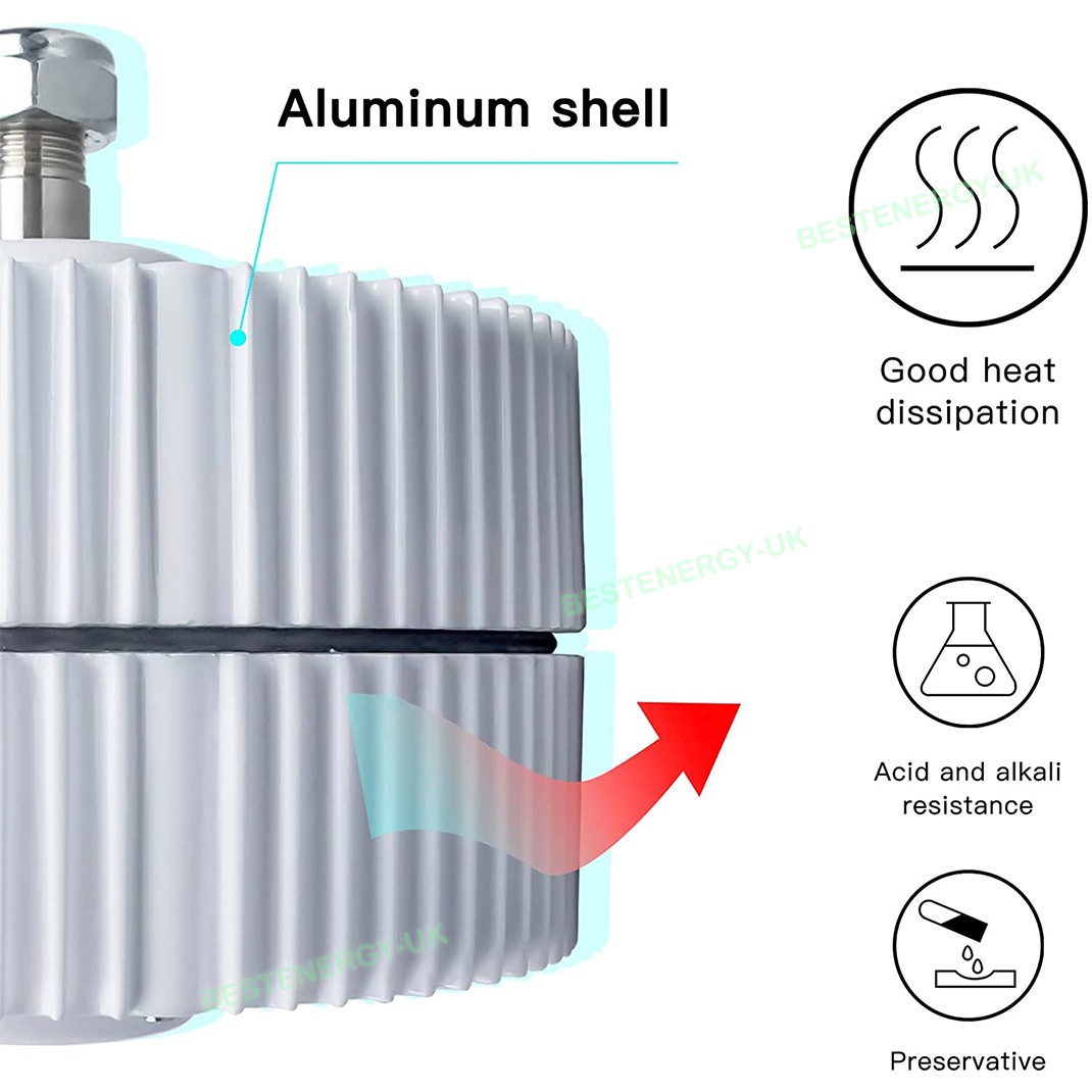 3000W Wind Turbine Permanent Magnet Generator Alternator Motor Kit 12V/24V/48V