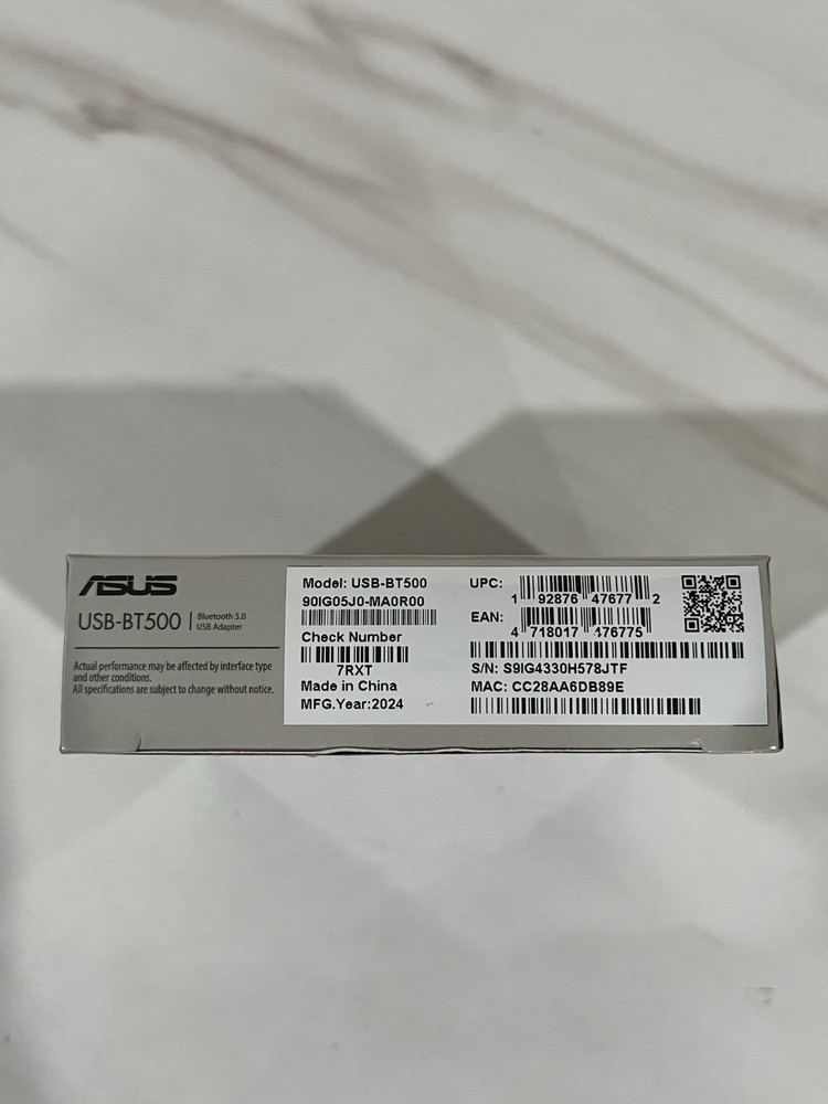 ASUS USB-BT500 Bluetooth 5.0 USB Adapter with Ultra Small Design