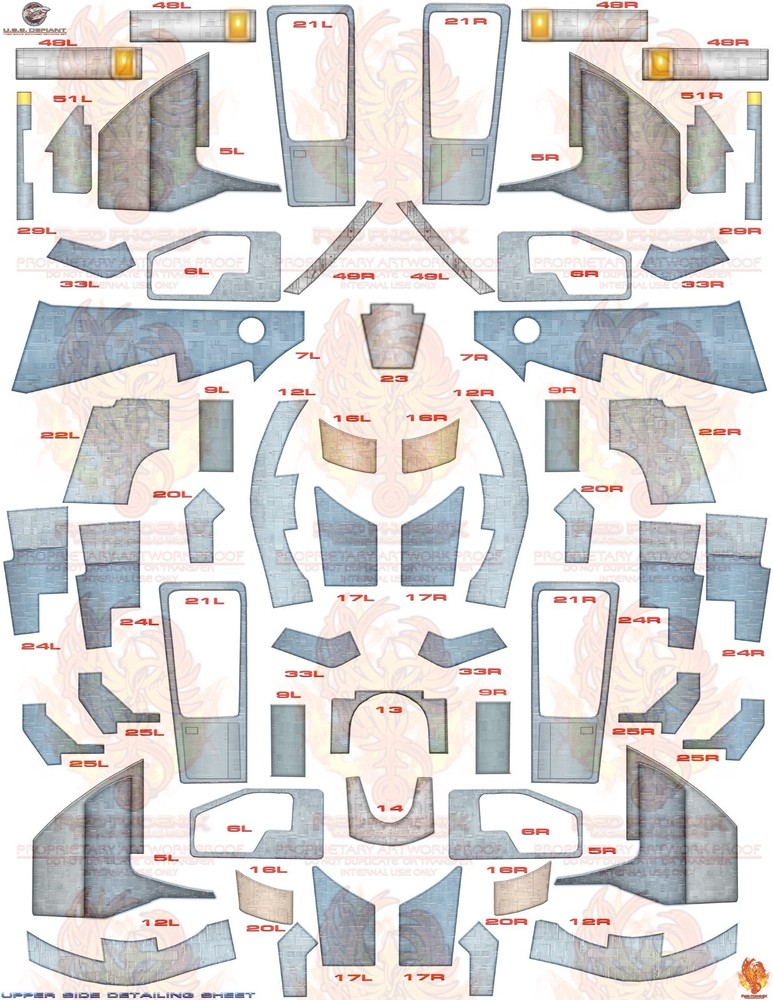 1/420 Scale U.S.S. Defiant Enhanced Detailing Set