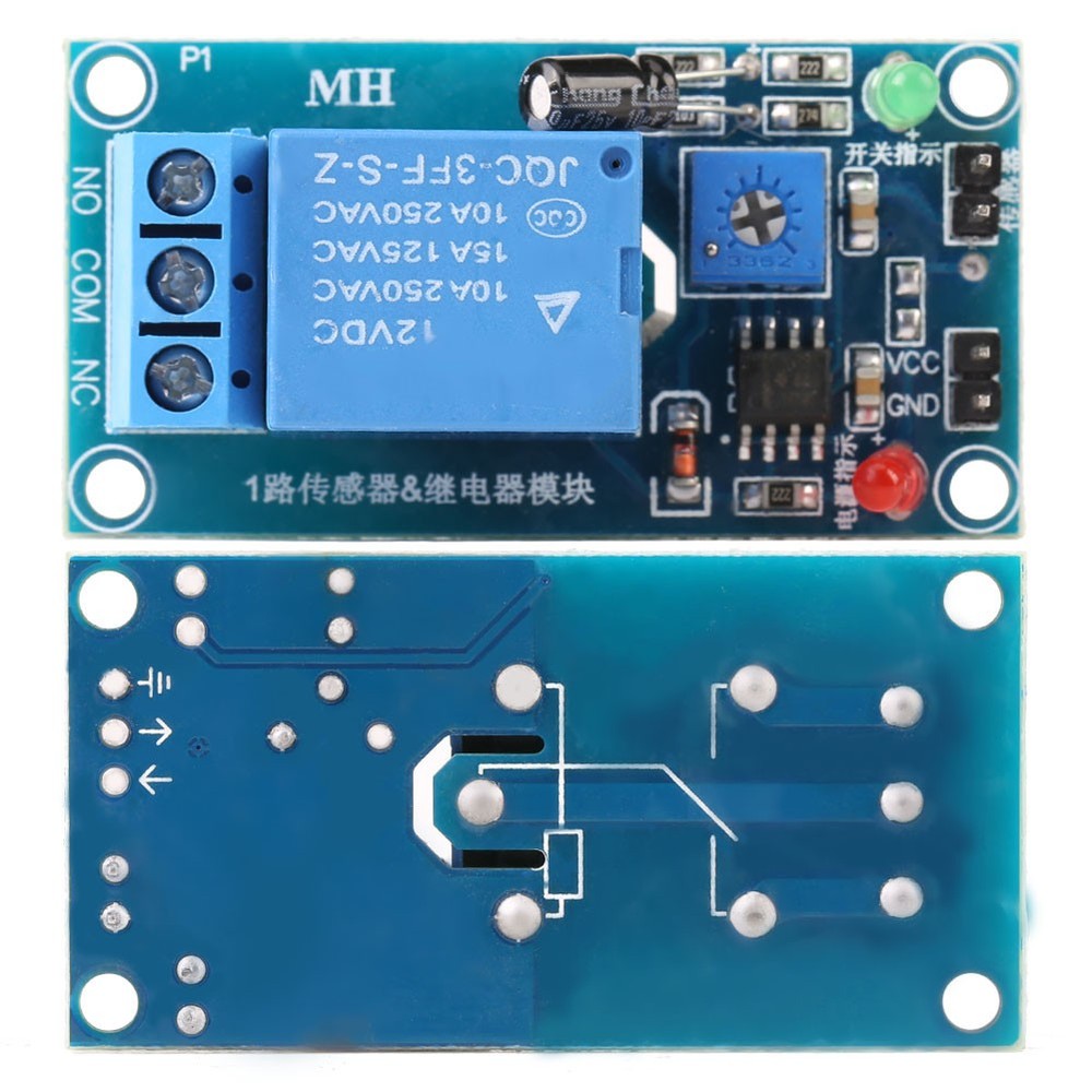 DC12V Soil Moisture Sensor Relay Control Module Automatic Watering Switch Module