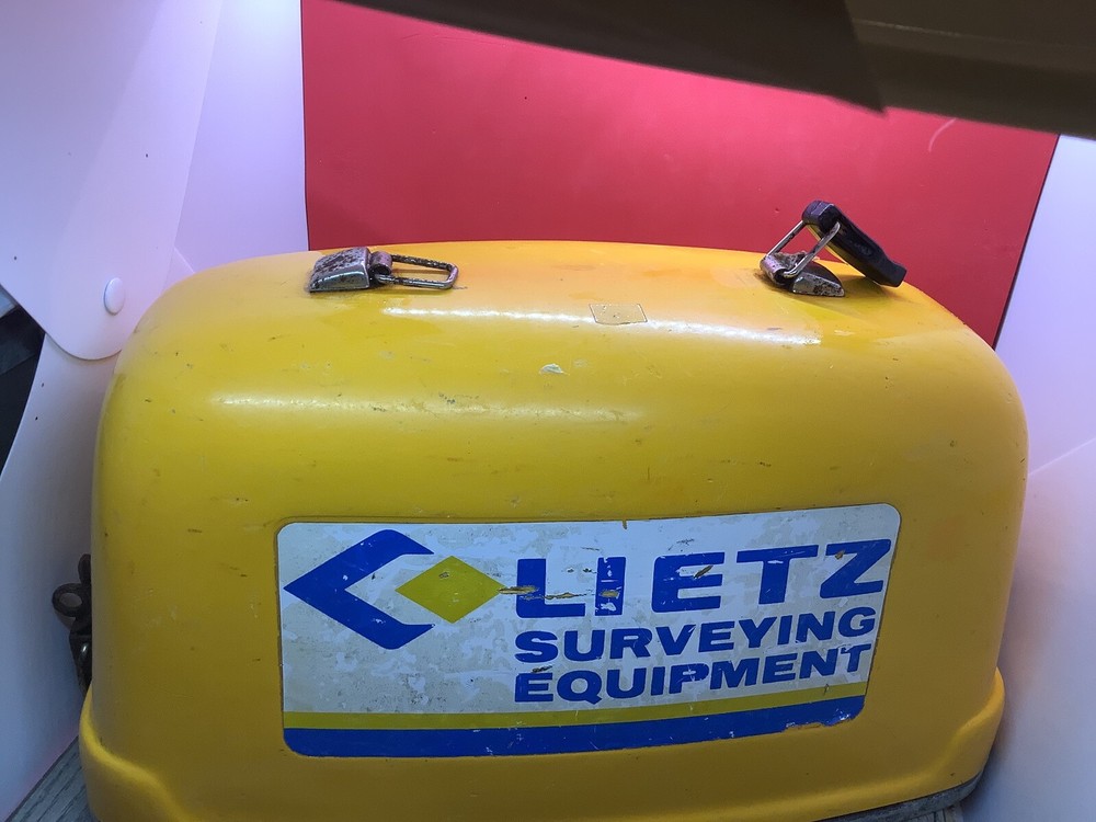 VINTAGE Leitz Model 110 Surveying Transit 12” Dumpy Level Telescope With Case