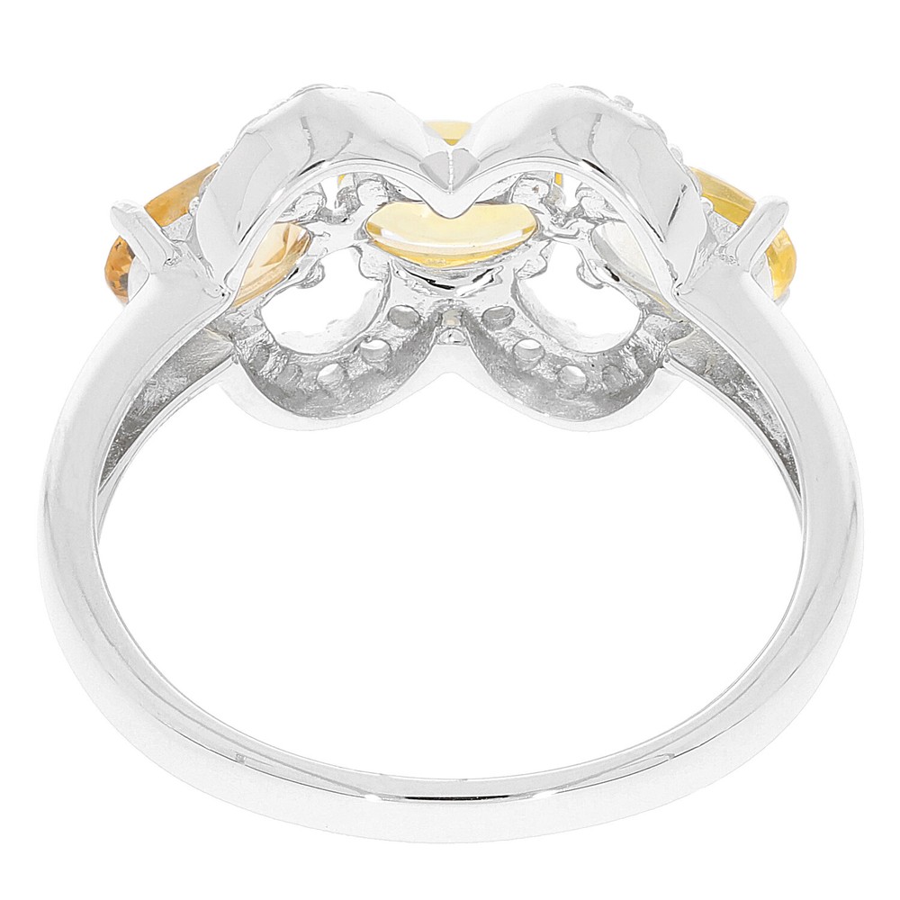 Sterling Silver Semi Mount Ring Setting Oval OV 6X4mm Topaz Solid