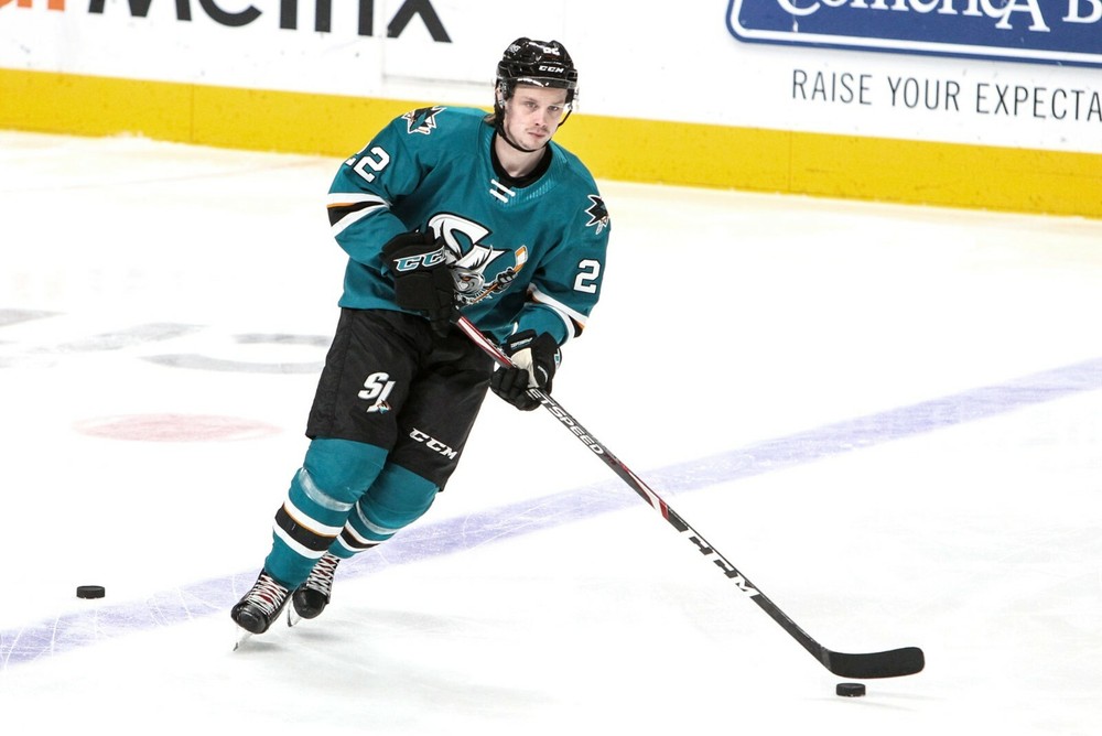 Jonathan Dahlen Sharks 3.5x5 unsigned photo
