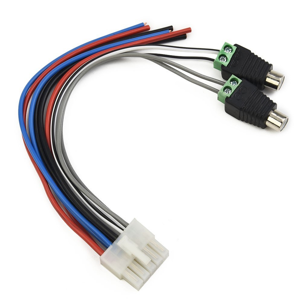 User Friendly 10 Pin Speaker Wire Harness for Dual TBX10A Power Input