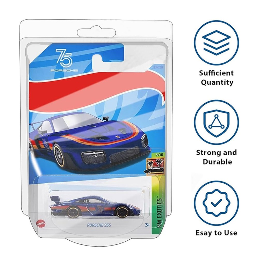 Clear Plastic Protector 200 Pack for HW mainline series