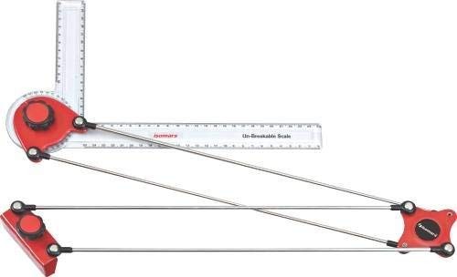 Engineering Drawing Kit Mini Drafter Compass Set Squares Ruler Templates Student