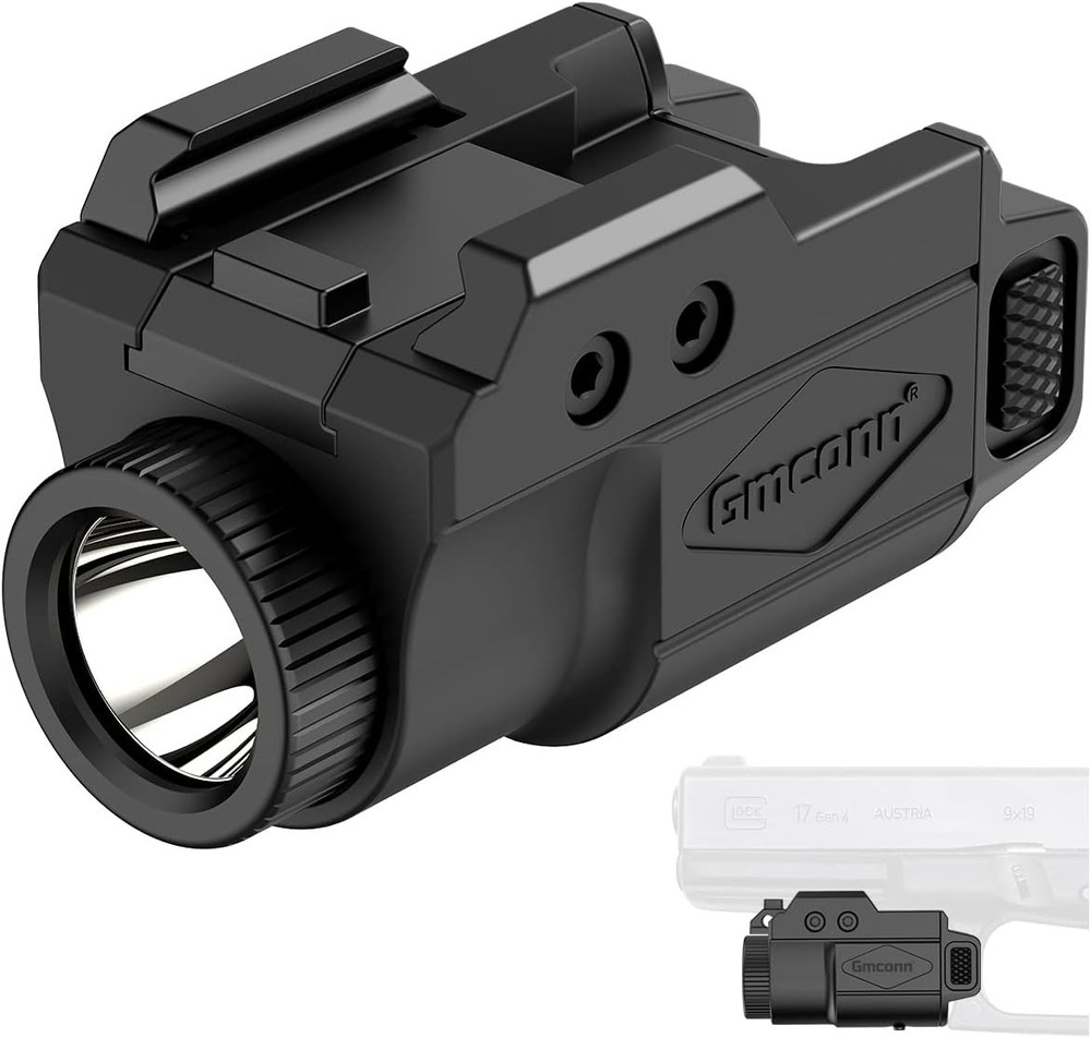 700 Lumen Pistol Light,Compact Adjustable Rail Mounted Flashlight Mini Christmas