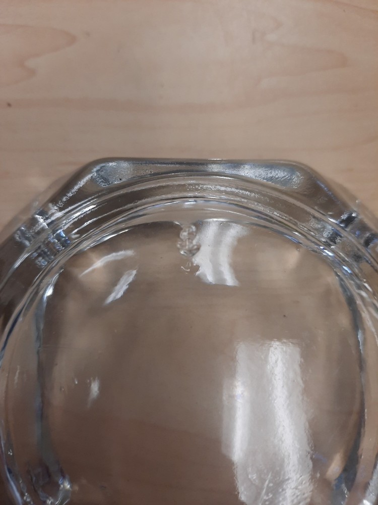 Clean Never Used Ashtray Glass Clear