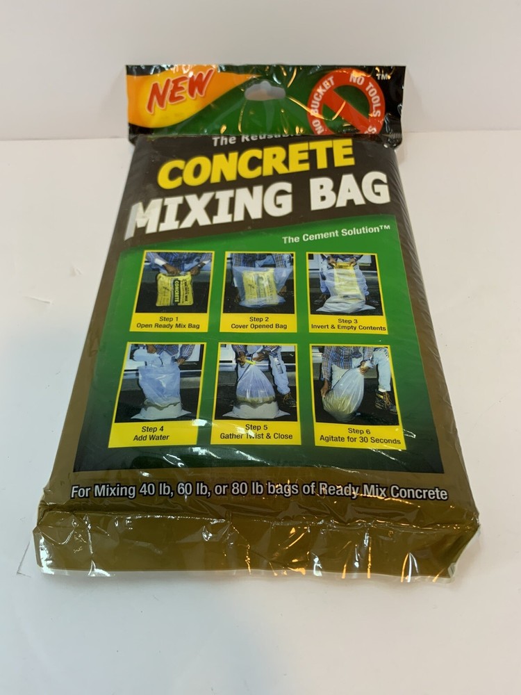 The Reusable Concrete Mixing Bag - The Cement Solution