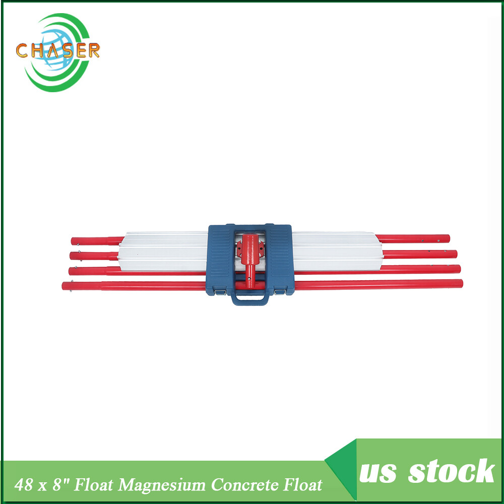Float Magnesium Concrete Float Round End Concrete 48 x 8" Float Cement Tool