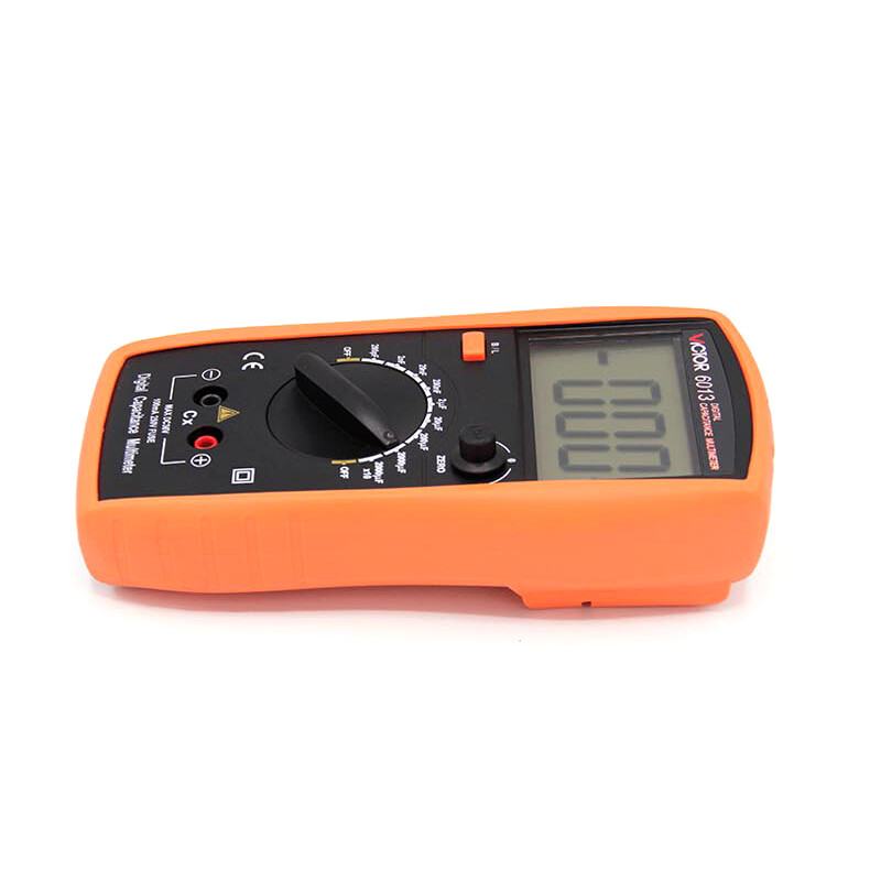 VICTOR 6013 Digital Capacitance Multimeter Manual Range Capacitor Tester ✦KD