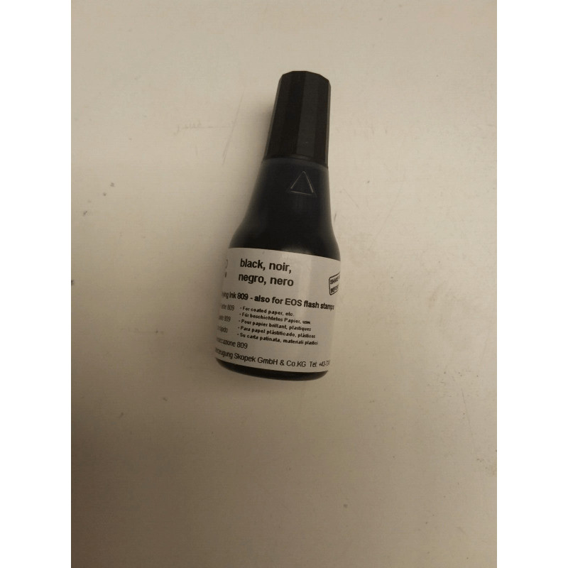 Quick Drying Ink 809 Black 25ml - COLOP - 146228