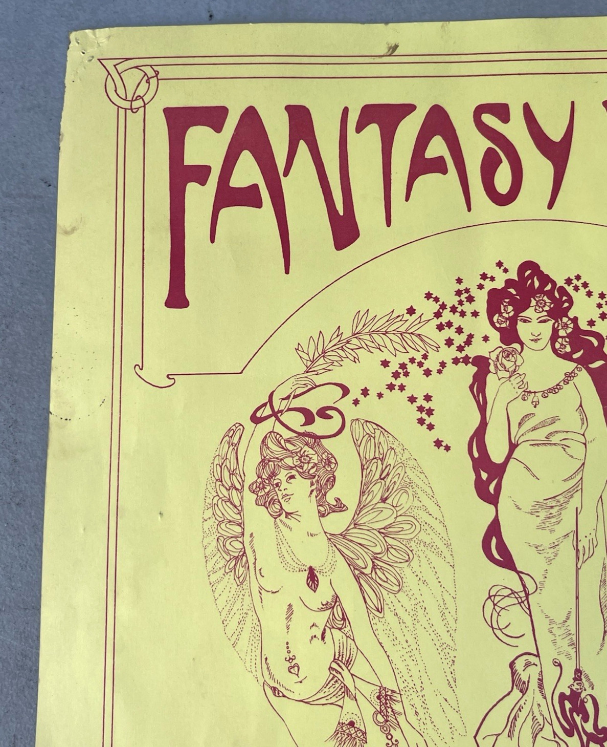 1967 Fantasy Faire and Magic Music Festival Original Concert Poster The Doors