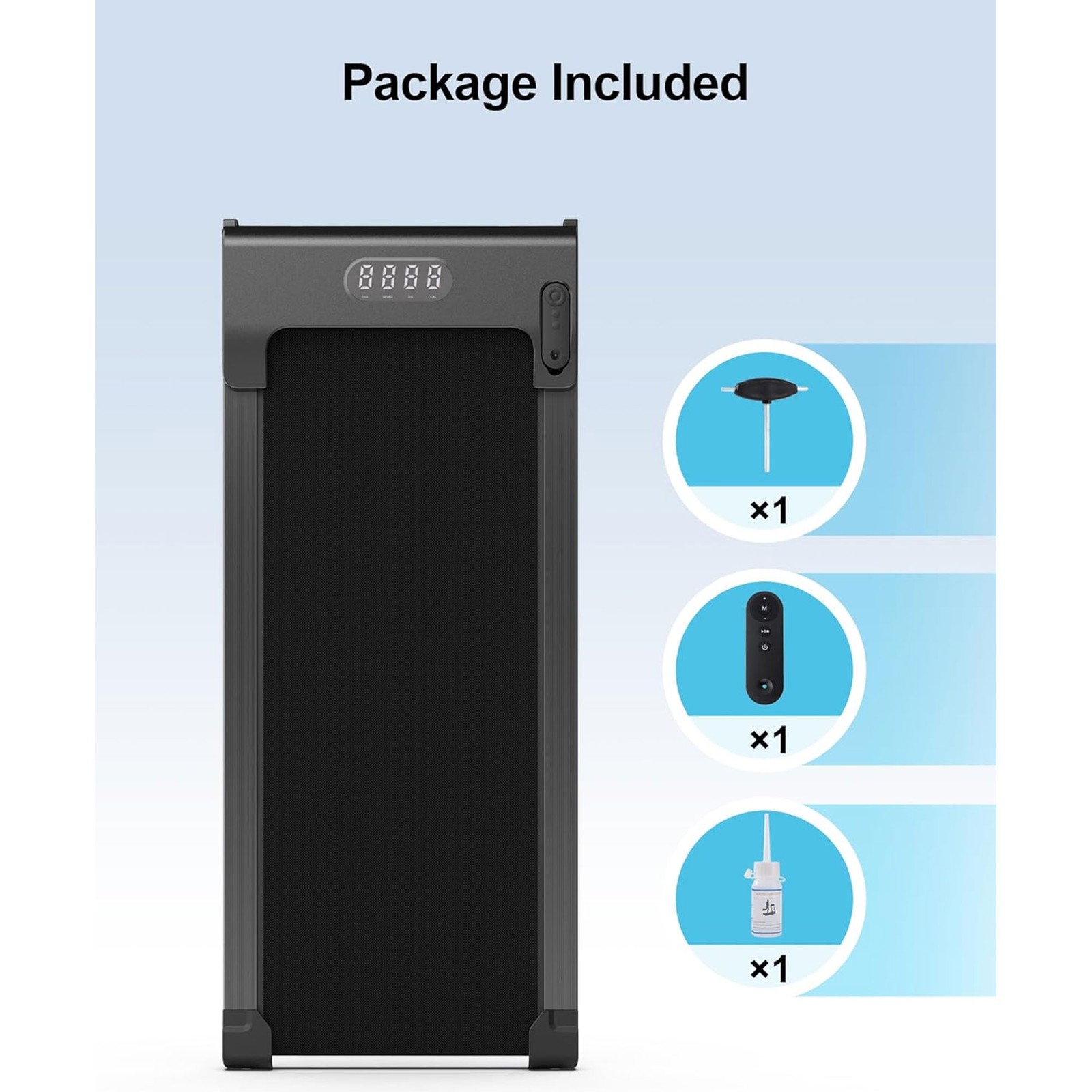 Lichico Walking Pad Under Desk Treadmill, Portable Exercise Machine (For Parts)