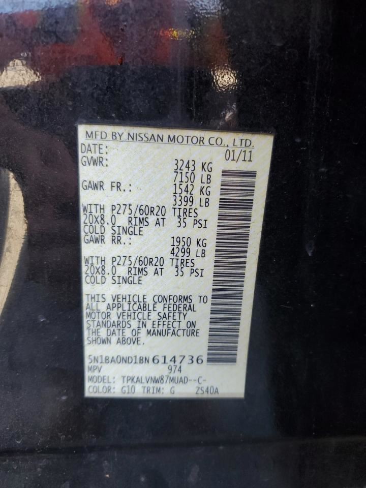 Fuse Box Engine Thru 11/11 Fits 08-12 ARMADA 4552999