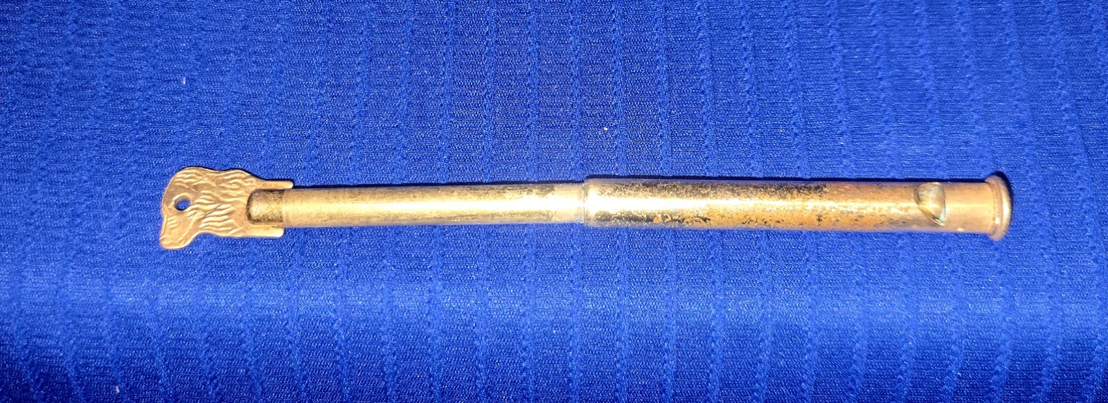 Orphan Annie Dog, Vtg. 1940, Sandy Brass Slide Whistle