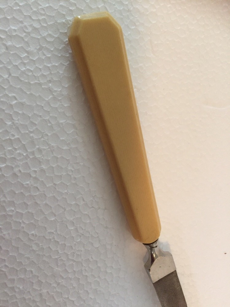 Vintage Bakelite Handle Nail File Vanity Accessory