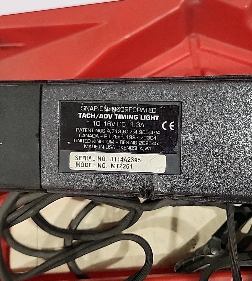 Snap-on PB103B Tach / Advance Timing Light w/ Case
