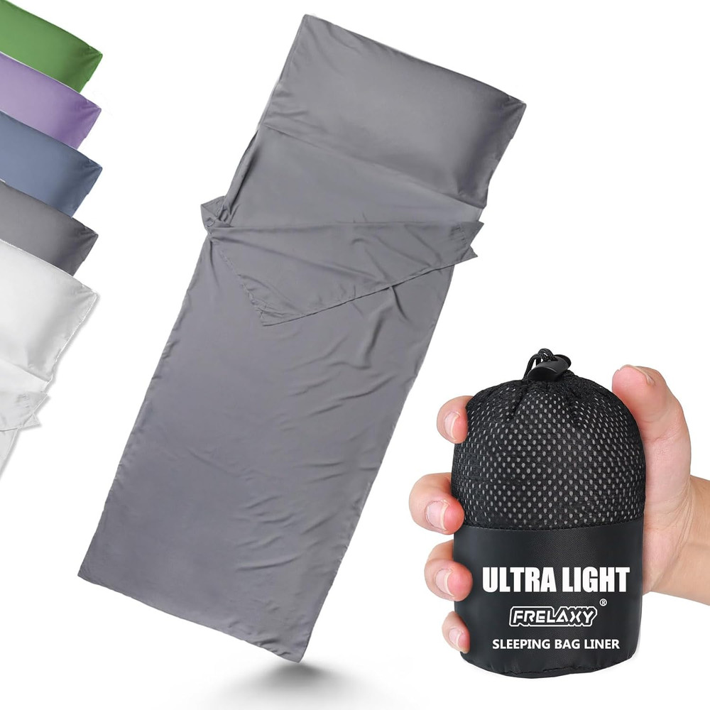 Ultralight Sleeping Bag Liner - Compact Travel Sheet for Camping & Backpacking