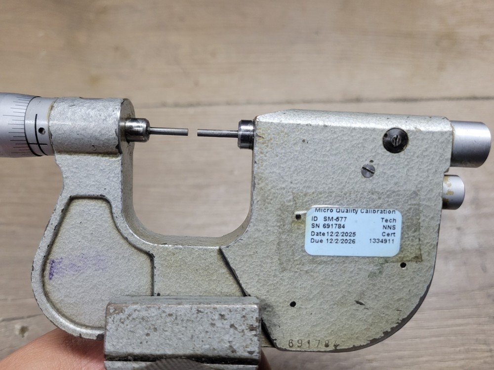 ETALON INDICATING MICROMETER 0-1" X .0005"