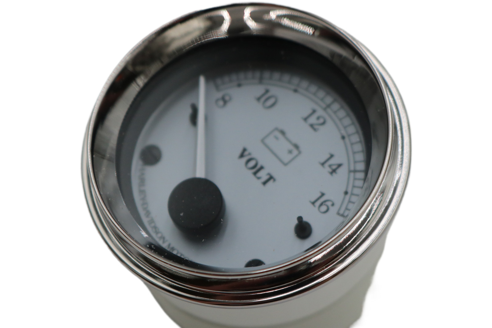 75167-01A NEW OEM 2004-2013 HARLEY-DAVIDSON TOURING VOLT GAUGE SILVER FACE
