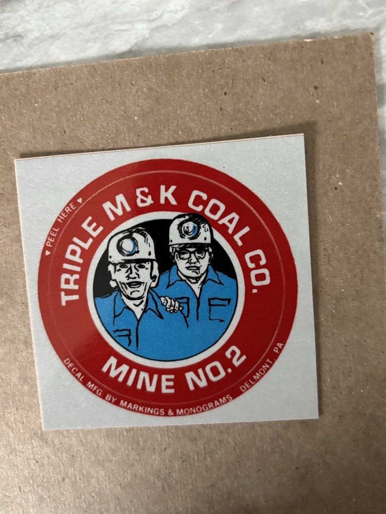 coal mining stickers nice older coal Company