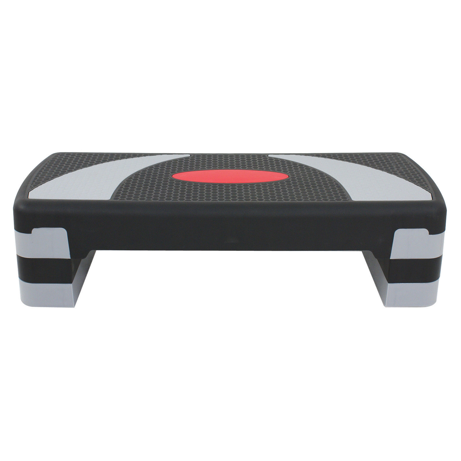 30'' Fitness Aerobic Step Adjust Indoor Exercise Stepper W/risers 4" - 6" - 8"