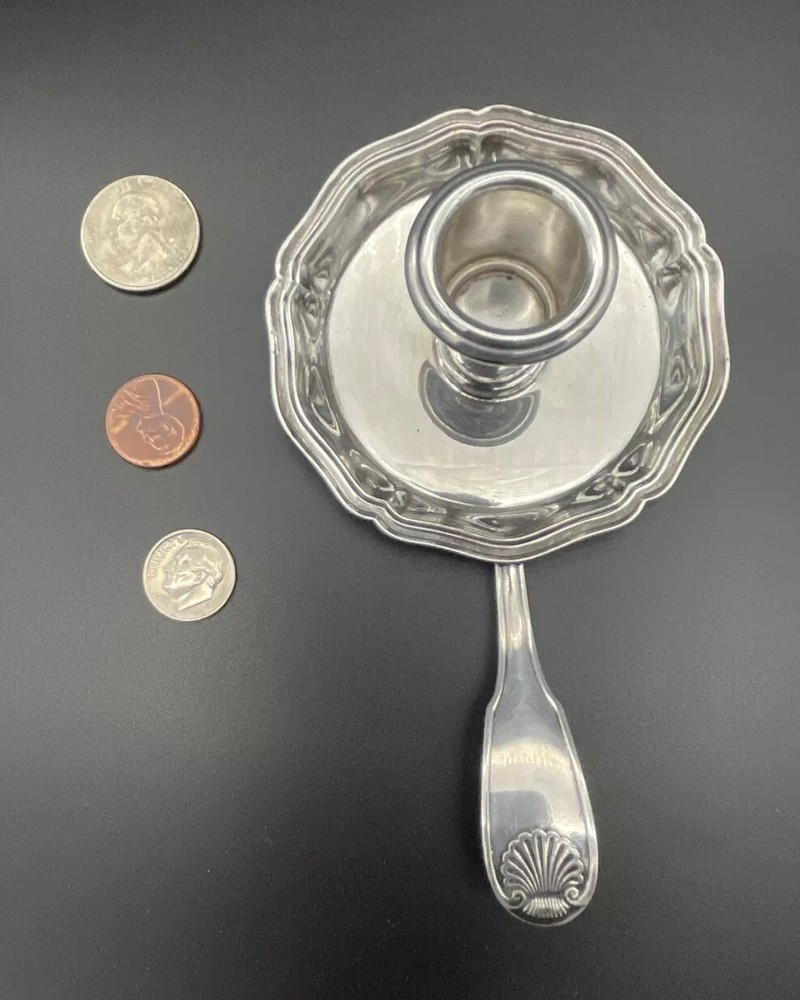 Christofle Gallia Silver plated Candlestick / Chamber stick