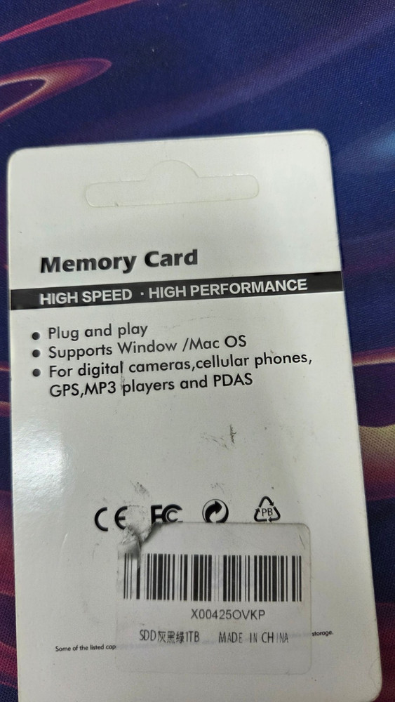 1024 GB High Speed Micro SD Memory Card, Multimedia Support
