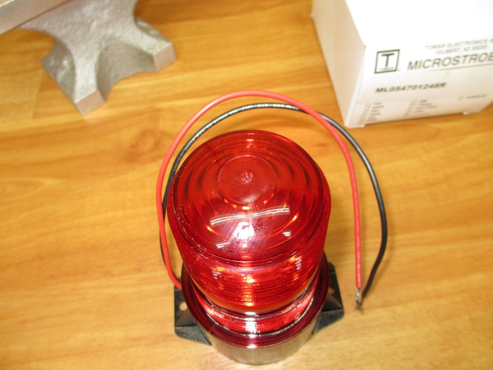 Tomar Electronics 470S-1280 *NEW* Red Flashing Light Signal Microstrobe