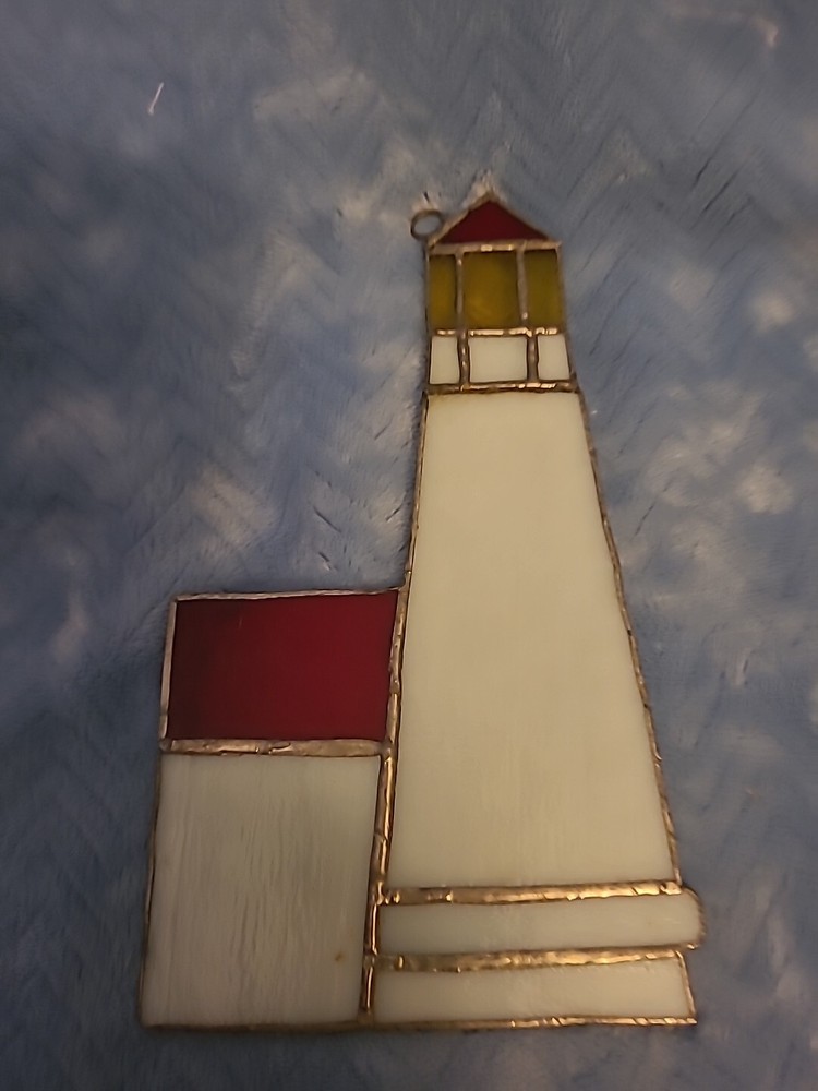 lighthouse stained glass