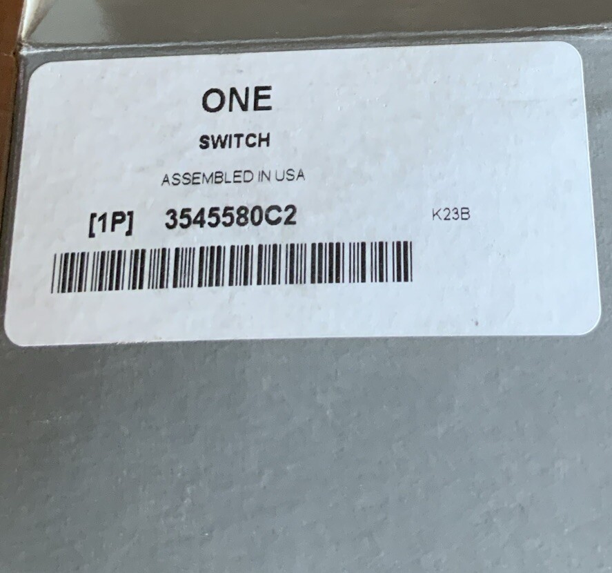 3545580C2 OEM Navistar International Ignition Switch