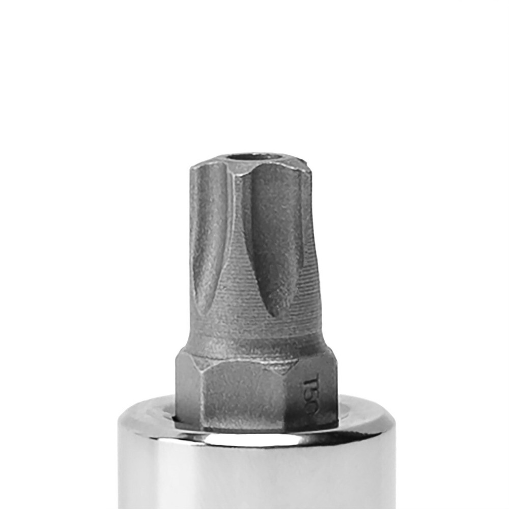 Genius Tools 3/8" Dr. T-50 Pentacle Bit Socket, 50mmL - 340+5050