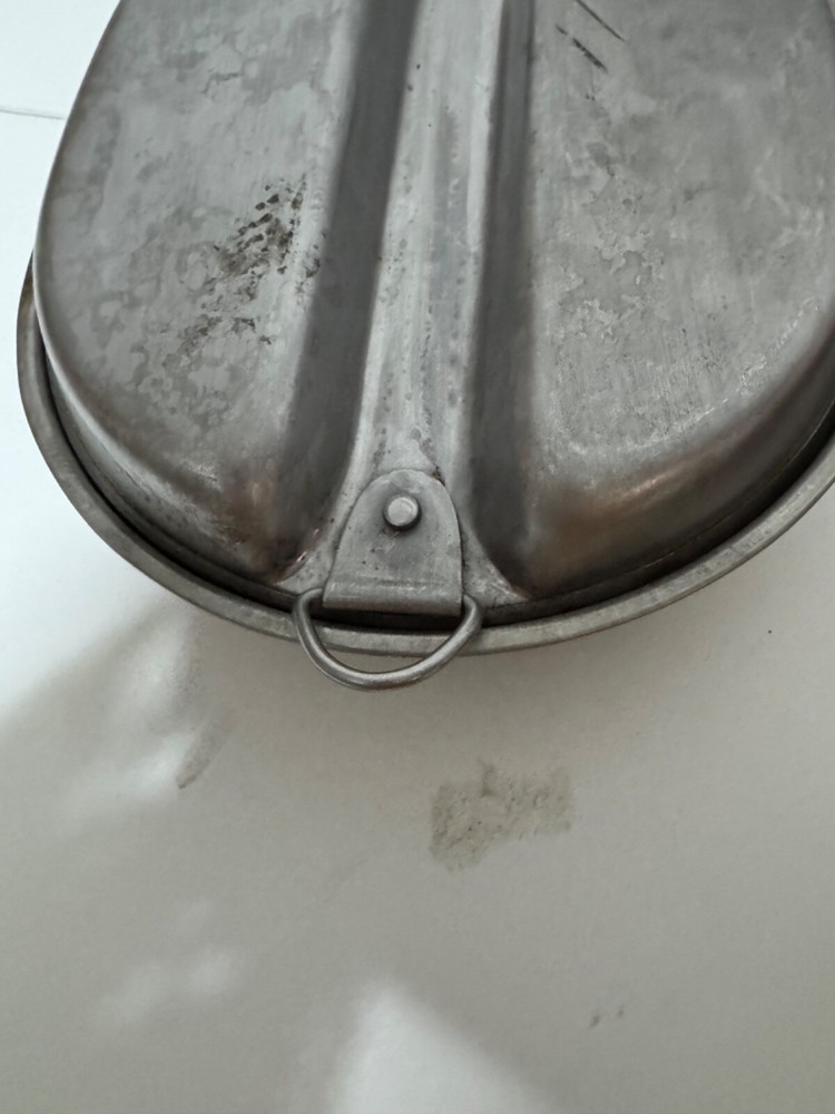 Vintage WWII US Navy MESS KIT w/Fork and Knife-DATED 1944