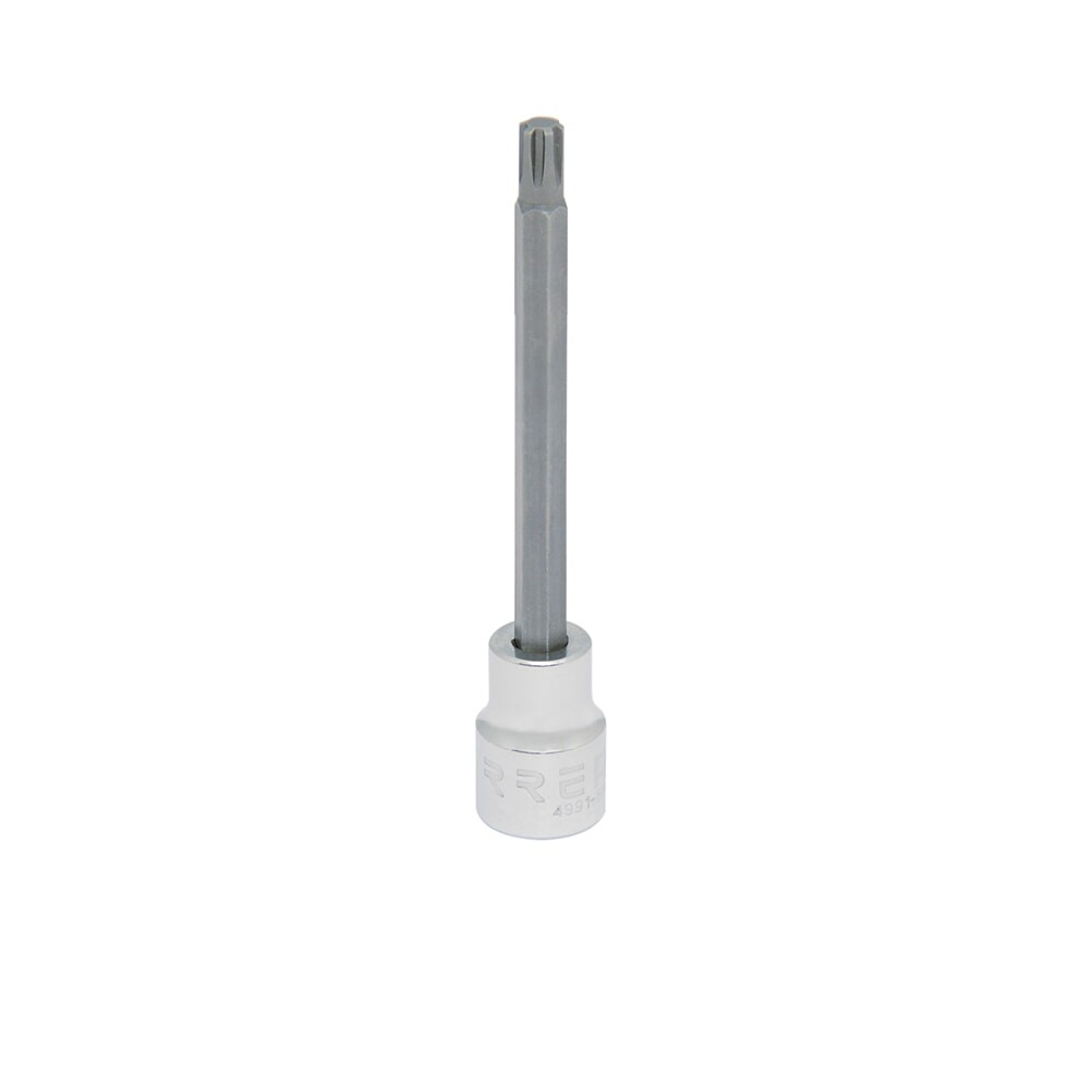URREA 4991-6M 3/8" Drive Chrome Ribe Long Bit Socket M6