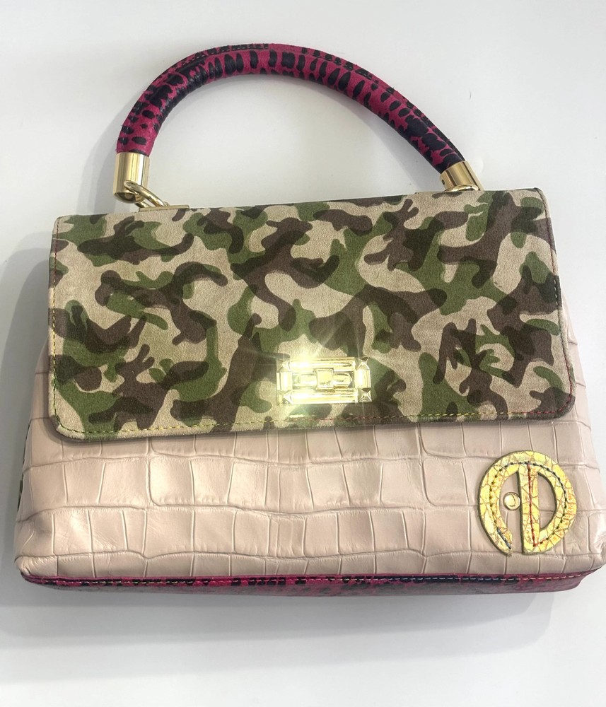 Prana 5 - Patchwork leather handbag
