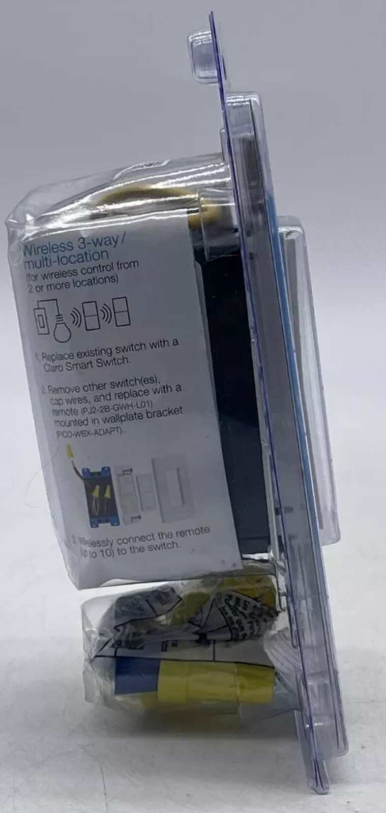 🆕 Lutron CLARO Smart Switch for Caseta, Lighting 5A/ Fan 3A (DVRF-5NS-WH-R) 🆕