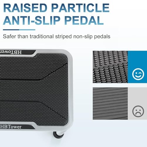 Aluminum Step Stool with Handle for Elderly, Lightweight 1-Step with Handle
