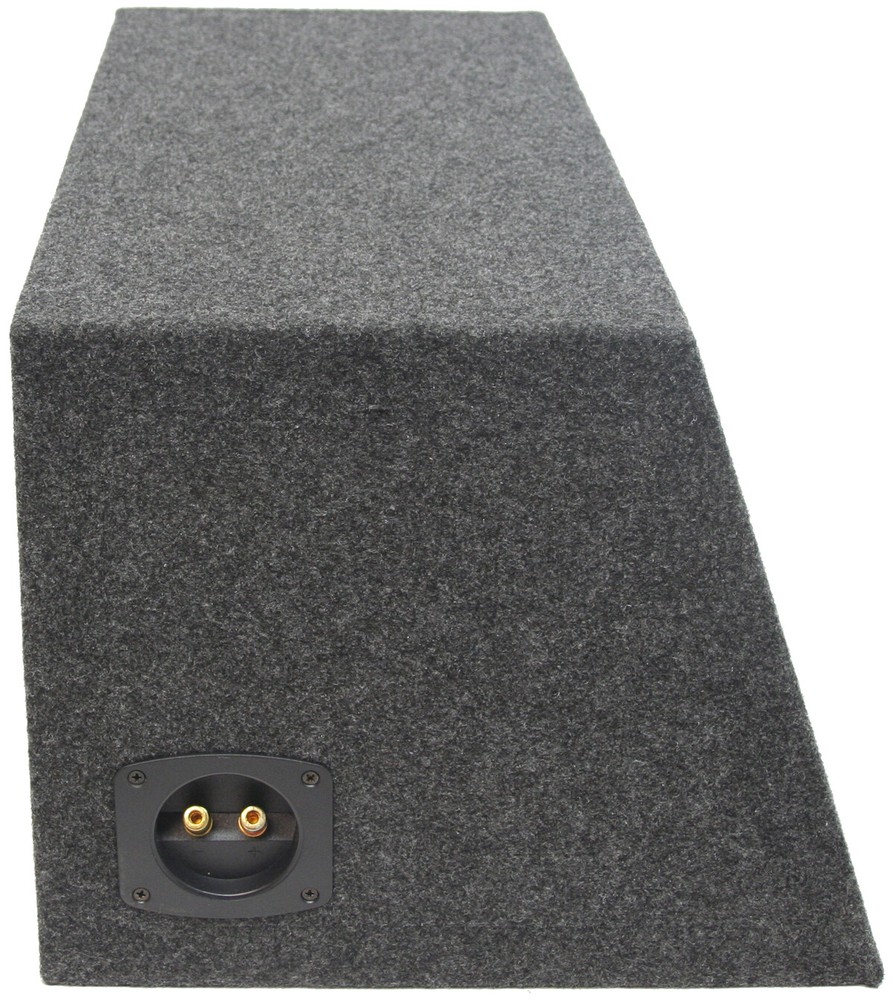 Universal Car Stereo Hatchback Sealed Single 12" Kicker Comp C12 Sub Box 4 Ohm