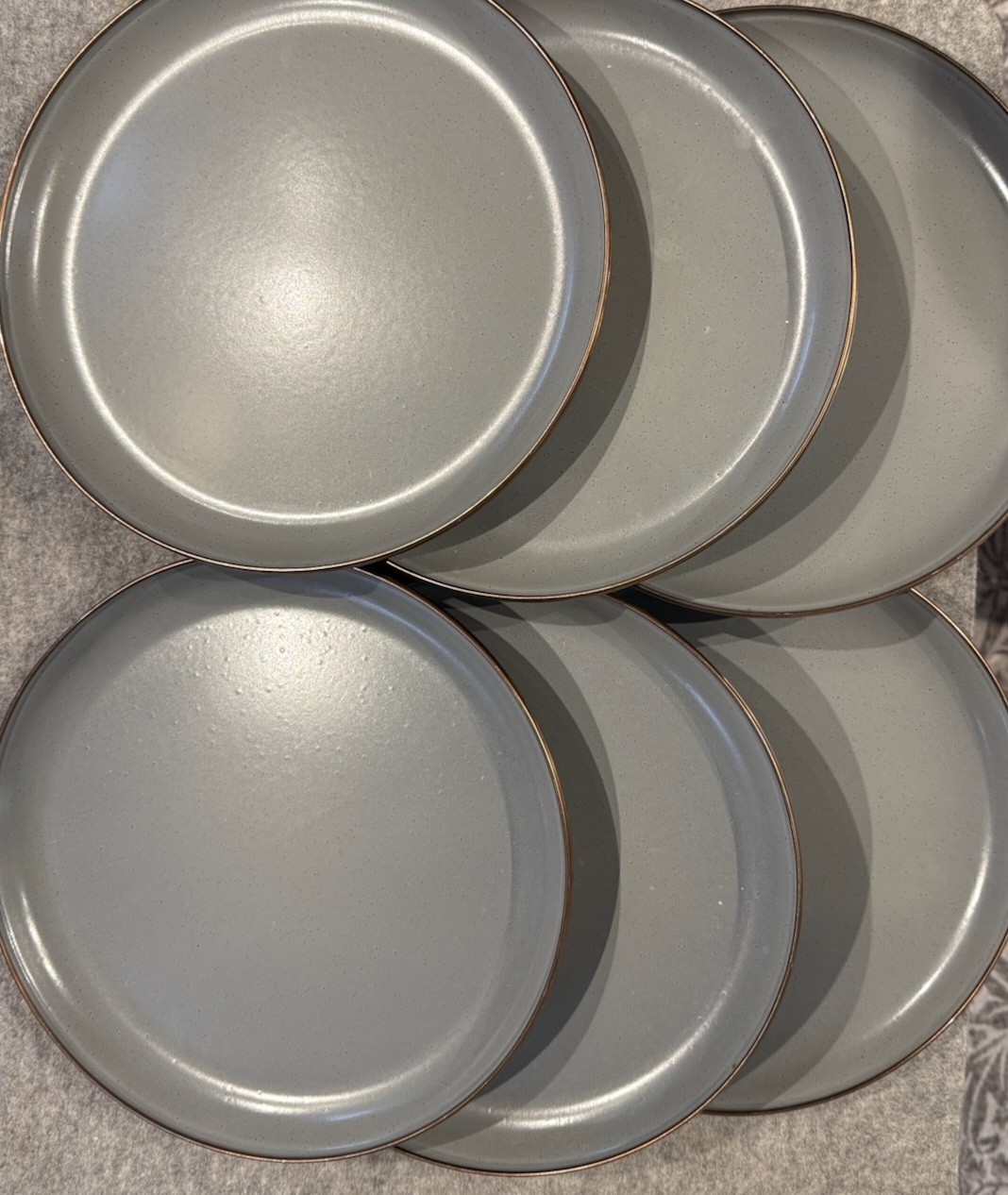 Barebones Enamelware Deep Plate - Set of Six - Outdoor / Camping Tableware