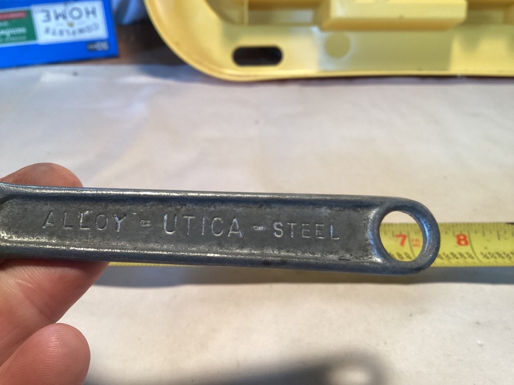 Vintage Utica 91-6 adjustable wrench