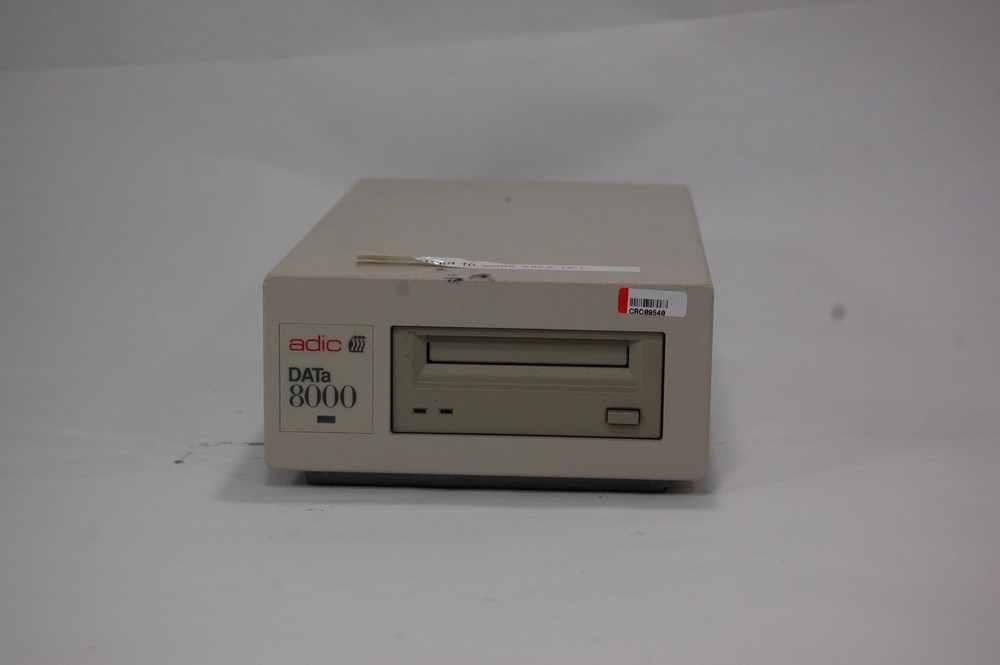 *Read ADIC DATa 8000B External Tape Drive