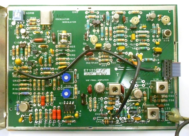 TELEMOTIVE MAXTEC OSCILLATOR MODULATOR, COMM MODULE, E7123-55, GXZ304E7123