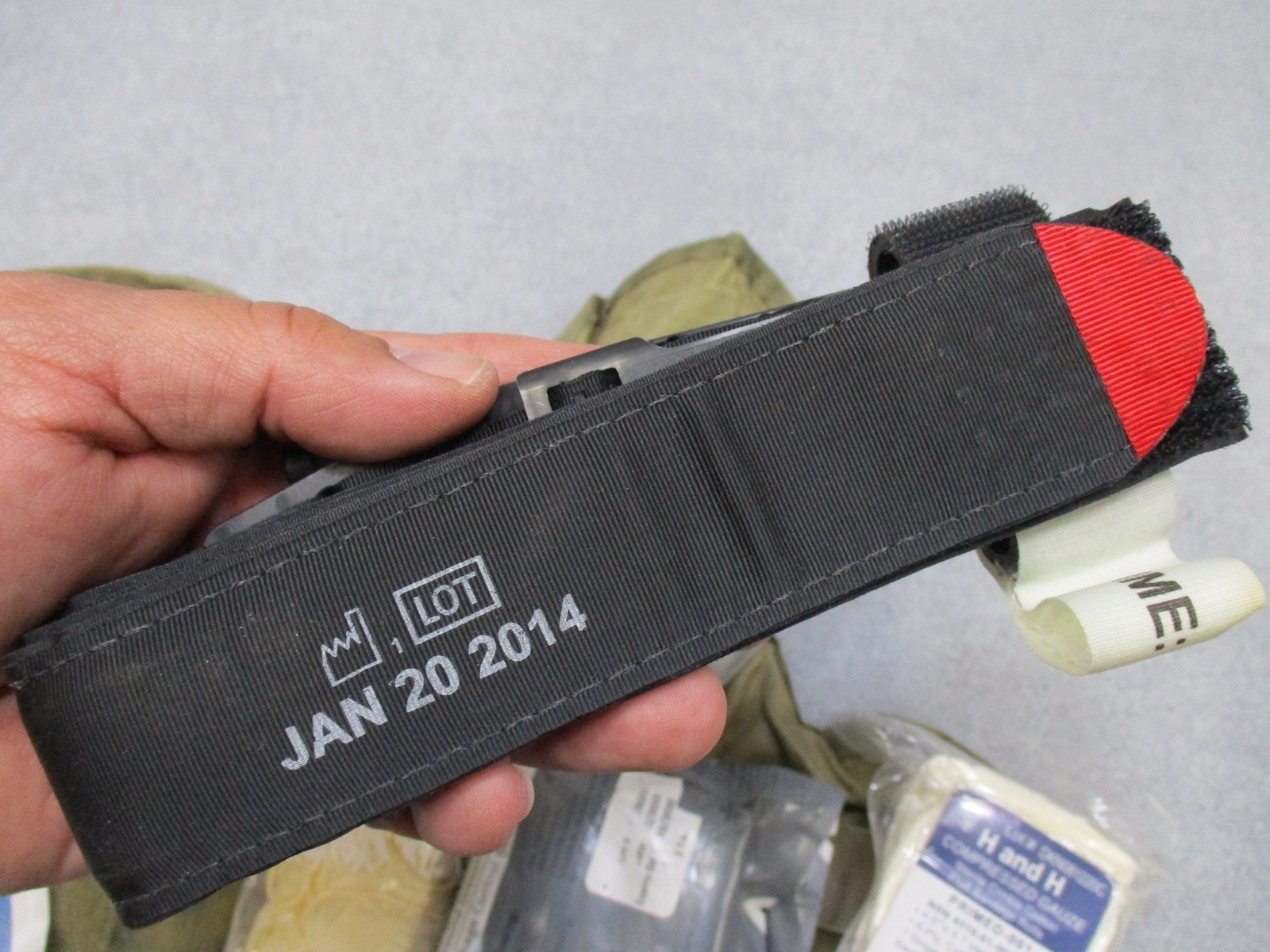 USGI Multicam IFAK Pouch w/ Expired Medical Contents Military First Aid Kit