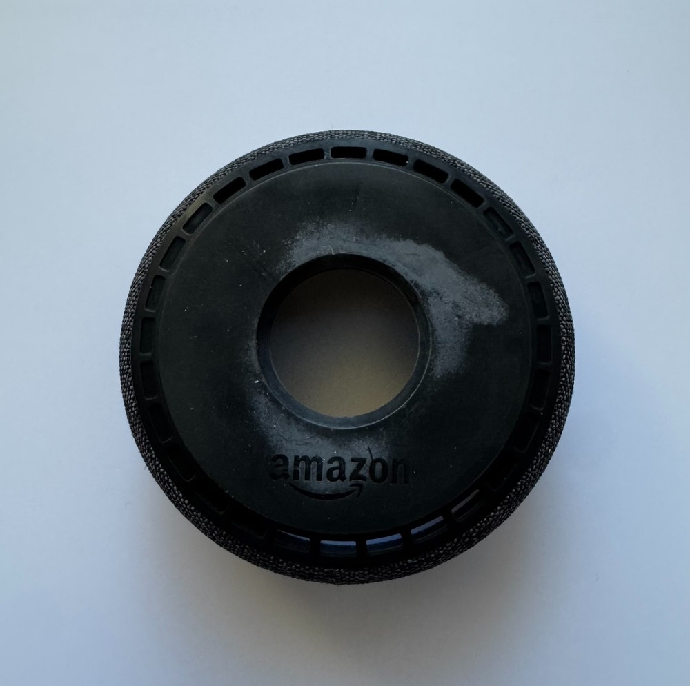 Amazon Echo Dot 2nd Gen Smart Speaker + Power Cord + Charcoal Fabric Case TESTED